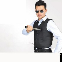 방검복 호신 경호 의류 가볍고 보이지 않는 소프트 조끼 자기 방어 보안 보호 장비, 1개