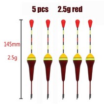 5/10 PCS/Lot 킹 플로트 태클 Boya Acesorios 7 스타일 사이즈 믹스 컬러 낚시 Bobbers 부표 Boia Flotteur Peche Pesca 물고기, 5 pieces 2.5 red