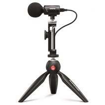 SHURE MV88+비디오 키트 : 스테레오 콘덴서 마이크 전달【일본제】black