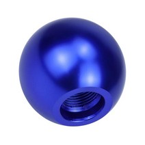 범용 기어 시프트 노브 헤드 액세서리 액세서리 빠른 설치 자동차, 직경 50MM, 알루미늄 합금, 파란색