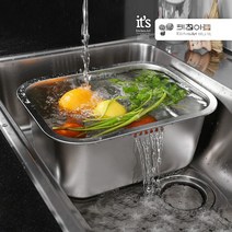 키친아트 스텐 설거지통 물빠짐 설겆이통 무배수구 설거지볼 10L, 1개