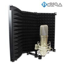 디보이스 RF-01 3단 접이식 리플렉션필터 윈드스크린 방음필터 홈레코딩 소음차단