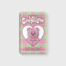 어프어프 CHECK PATTERN LOVE PINK FACO(보조배터리-무선충전)