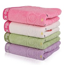 Hello Kitty 헬로키티 리본 150g 코마사 면 20수 타올 수건, 1개, 헬로키티(리본)-보라