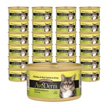 아보덤 그레인프리 치킨오리 캔 85g 24개, 단품