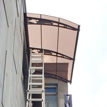 1500X9200 DIY차양 렉산색상 브라켓 차양시스템 고정식어닝 주차장비가림 테라스파고라, 브라운엠보, 그레이, 실버