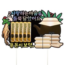 어버이날 용돈 케이스 토퍼, 586-용돈이보약