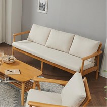 드라마협찬가구 패브릭 원목 쿠션소파 미니 카페 업소용 가성비 거실, 다크레드