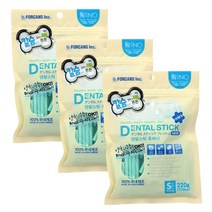 포켄스 덴탈스틱S(작은별)220g 3종, 3개, 칼슘