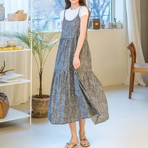 클로이 뷔스티에 원피스 5color / 빅사이즈 / 인견 레이온 안개꽃 무지 롱 캉캉 / 레이어드