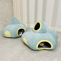 The집사 UFO 숨숨집 고양이 하우스