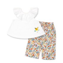 오가닉맘 오가닉맘 백일선물/돌선물 페리티셔츠+라즈9부바지