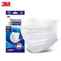 3M 넥스케어 비말차단 마스크 KF-AD 화이트 5매입 화장품 피부자극 다용도 미세먼지 편안한 귀안아픈 탄력성 착용, 1개