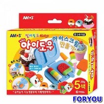 ForU902 아모스 아이도우 아이스크림 박스 40개 장난감 학용품 점토 공작놀이 클레이, 상세페이지 참조