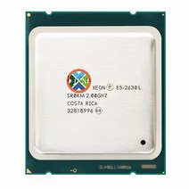 오리지널 xeon E5-2630L e5 2630L 2.0GHz 60W LGA2011 소켓 6 코어 서버 프로세서 E5 2630L CPU