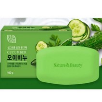 향기로운 오이비누 4개입 매혹적인 오이향 가득 비누
