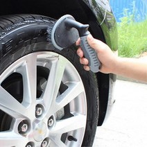 핸드형 타이어 세차솔 휠청소 브러시 거품세차 워터스팟제거 차량용솔 손세차 청소솔, 1개, 타이어 브러쉬