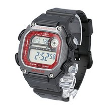 casio 카시오 standard 스탠다드 치프 카시오 손목시계 시계 맨즈 디지털 해외 모델 방수 스포츠 블랙 러버 dw-291h-1b 병행 수입품