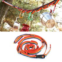 다용도 소품 걸이 로프 빨랫줄 취사 용품 식기 건조 세면 차박 커트러리 빨래 램프 캠핑 텐트 낚시 카, 본상품선택, 상세페이지 참조