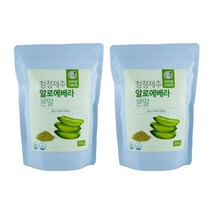 제주산 알로에베라분말 제주도산 GMP 국산 500g 2팩, 단품, 단품