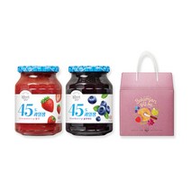 복음자리 실속형선물세트 45도딸기잼350g+45도블루베리잼350g, 1세트