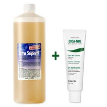 메디필 엑스트라 슈퍼 9 엑스로션 1000ml 대용량 피지연화제 코 피지 녹이는 제품 여드름 블랙헤드 제거 액 전문가용 연화제 피부과화장품 1000ml + 병풀 시카 크림(본품)