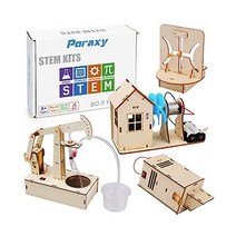 STEM 키트 4개 세트 8-12세 어린이를 위한 프로젝트 과학 실험 건물 나무 3D 퍼즐 교육용 장난감 8 9 10 11 12세 소년 소녀를 선물