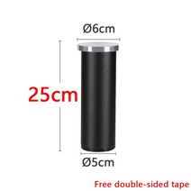 우드슬랩다리 원목 테이블 철제다리 책상 식탁 철재 다리 상다리 4PCS 알루미늄 합금 비 천공 된 커피 테이, 11 Black-25cm