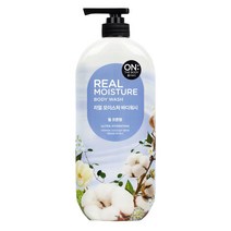 온더바디 리얼 모이스처 바디워시 900ml 웜코튼향 1개, 단품