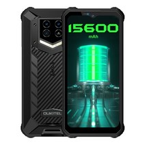 핸드폰 싸게 사는 법 oukitel wp15 5g 15600mah 견고한 전화 ip68 방수 8gb 128gb 6 523939 안드로이드 11 nfc 48mp 트리플 카메라, 유럽 ​​연합을 위해, 검은색