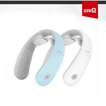 지니큐 ZQ-500MB 휴대용 무선 온열 18단계 목마사지기, 화이트