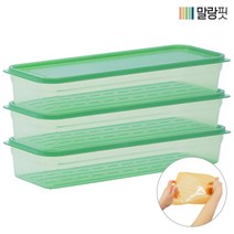 생활엔 [생활엔]말랑핏 차곡차곡 식재료 보관용기 1350ml(파통) X 3P