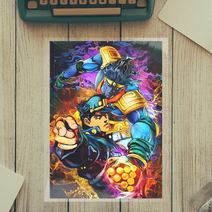 조나단 죠스타 의류 패치 티셔츠 프린트, 12D