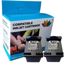[해외]HP 1000 1050 2000 2050 2510 2540 2542용 프린터 잉크 카트리지 교체용 hp301 301XL무료 배송, 1팩 -- 블랙
