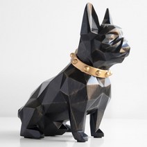 소품샵 특이한 저금통French bulldog coin bank box piggy bank figurine home decorations coin storage box 인테리어, 협력사, 검은 색