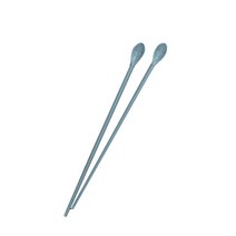 파스텔 실리콘 튀김 젓가락, 제이드그린, 5개