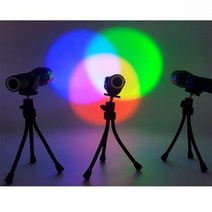 3색 빛의 삼원색 합성 장치 만들기 칼라 손전등 과학 학습 교구 실험 키트 방과후 수업 교실 재료