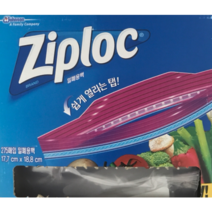 지퍼락 더블 지퍼백 중형, 200매, 1개