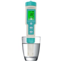 수도 계량기 7 In 1 Digital ORP PH TDS 펜 계량기함 뚜껑 필터 유량계, 협동사, 백라이트 포함