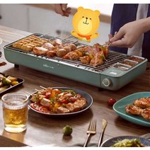 양꼬치 기계 바베큐 그릴 캠핑 꼬치구이 가정용, 네이비블루-기본스타일