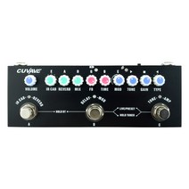 Cuvave Cube Baby Mounchain 기타 이펙터 충전식 모노 블록 블랙 콤보 효과 휴대용 일렉트릭 액세서리