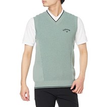 157213 골프자켓 Callaway C22119100 남성용 발수 V넥 니트 조끼(Hall Garment. Uncut and SeamleSS) 골프 스웨터