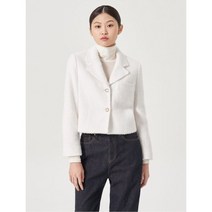 에잇세컨즈 조직감 아웃포켓 숏 재킷 아이보리 113111CY20