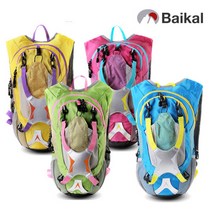 바이칼 [BAIKAL] NEW 카스피 18L 싸이클배낭 (레인커버포함) 자전거가방, 그린