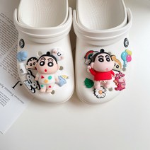 [데일리엔디자인] 짱구자비츠 실내화 신발 악세사리 파츠 세트