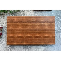 리얼우드 이상민도마 오크나무 원목도마 엔드그레인, 오크엔드그레인(골드발.라운드형)