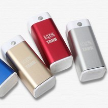 TRONIC 파워뱅크 10400 탱크 LED 라이트 겸용 보조배터리, 마린블루