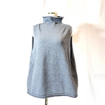 터틀넥조끼 간절기 니트 코디하기좋은 깔끔한 롤 베스트