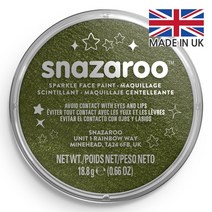 영국 스나자루 페이스 페인팅 물감 (옵션선택필수), 26. 스파클-Sparkle Green