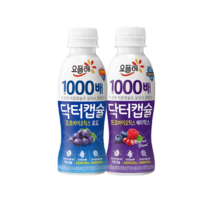 요플레 닥터캡슐130mlx16개 (포도8+베리믹스8)/1000배/유산균/냉장무배, 16개, 130ml